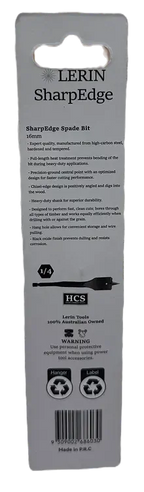 16mm SharpEdge Spade Bit - LTSB-16