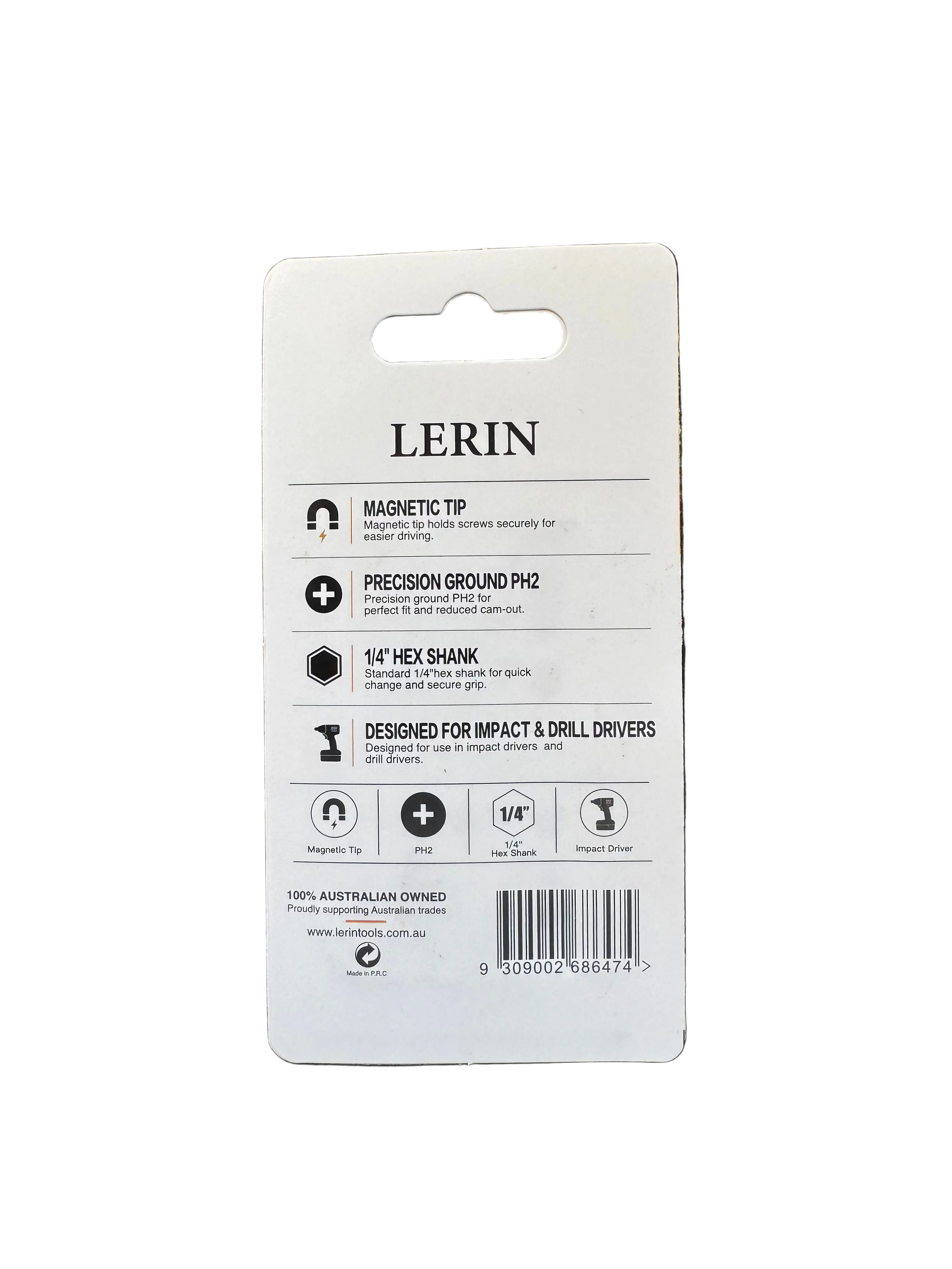 PH2 Double End Phillips Bits 65mm 5 Pack – Lerin