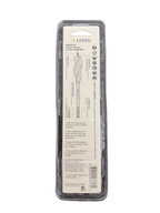 Side view of Lerin 22mm 3-flute auger bit LT-AUG-22 showing flutes and shank