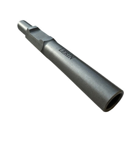 Side view of Lerin 30mm hex shank earth rod driver LT-ERD002 showing socket and shank

