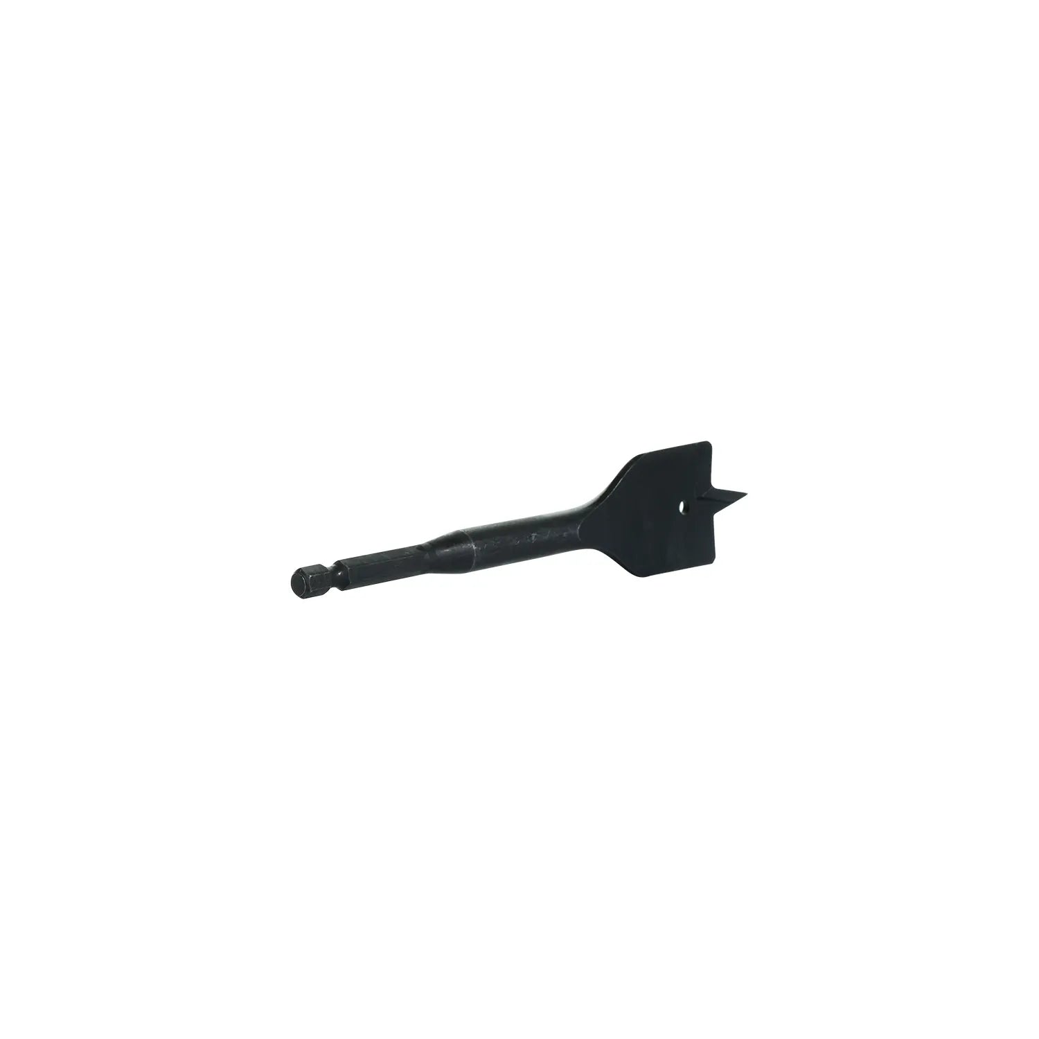 Clean 32mm hole in timber made with Lerin Tools SharpEdge spade bit