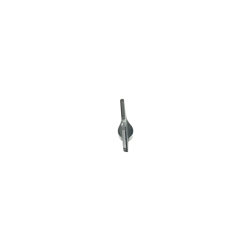 Close up of SharpEdge cutting tip on 32mm spade bit for clean holes

