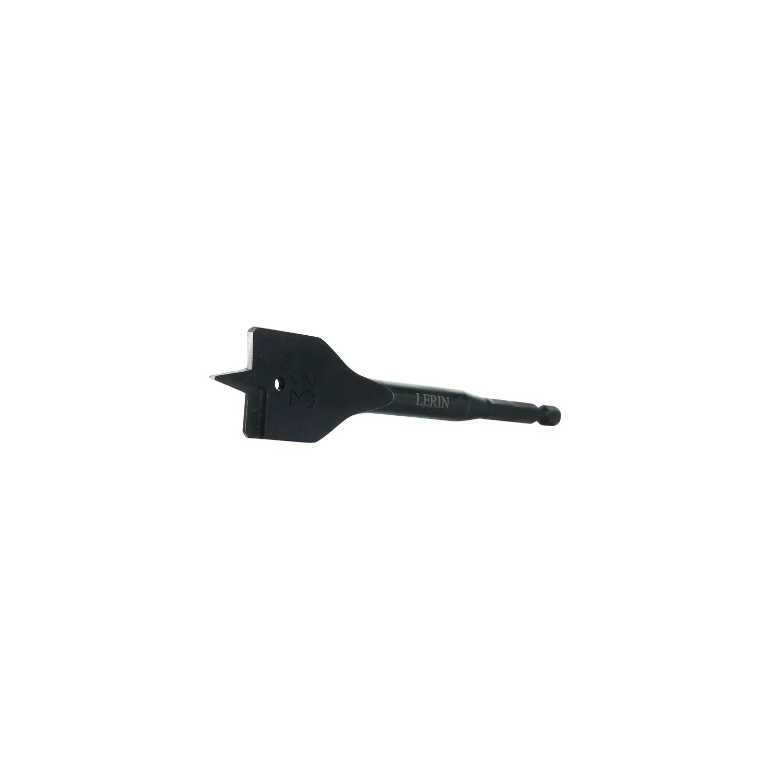 Side view of Lerin Tools 32mm SharpEdge spade bit showing cutting profile