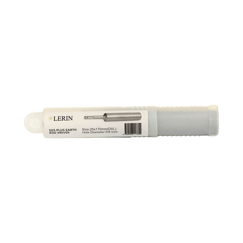 etail packaging of Lerin Tools SDS Plus earth rod driver LT-ERD001