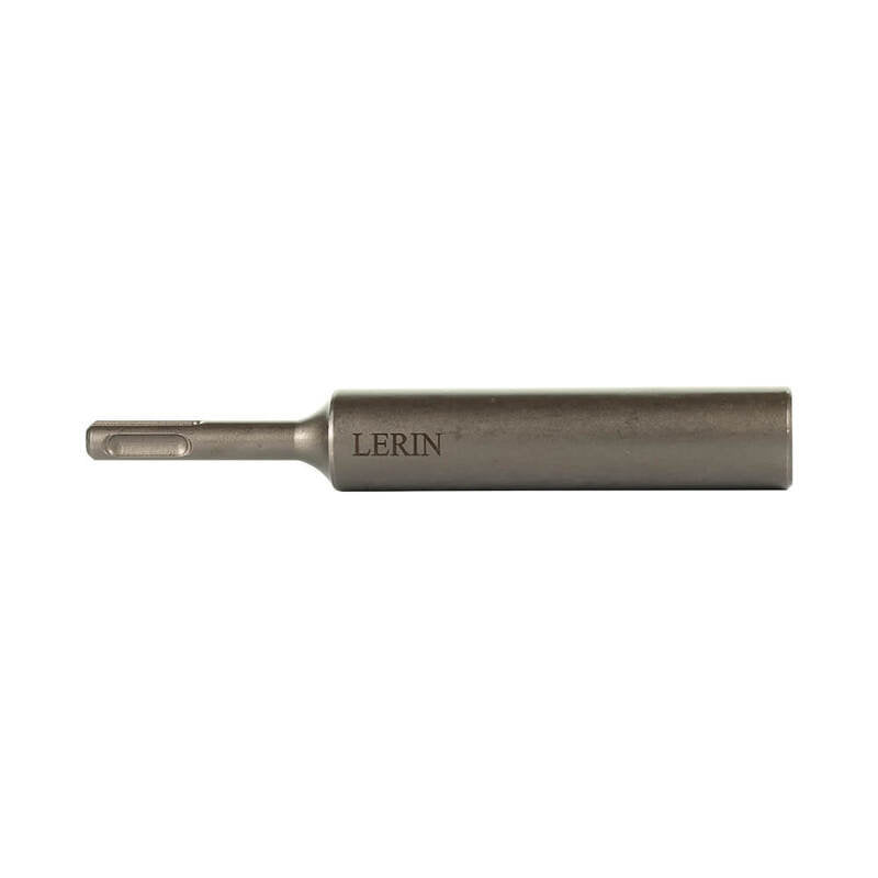 Close up of 19mm socket on Lerin Tools SDS Plus earth rod driver LT-ERD001