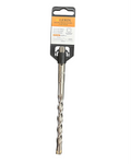Side view of Lerin 10mm x 160mm SDS Plus masonry bit showing spiral flutes

