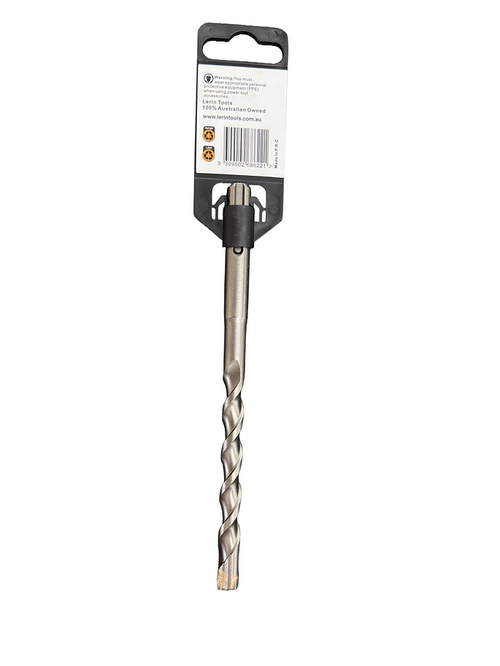 Close-up of tungsten carbide head on Lerin 10mm SDS Plus masonry drill bit