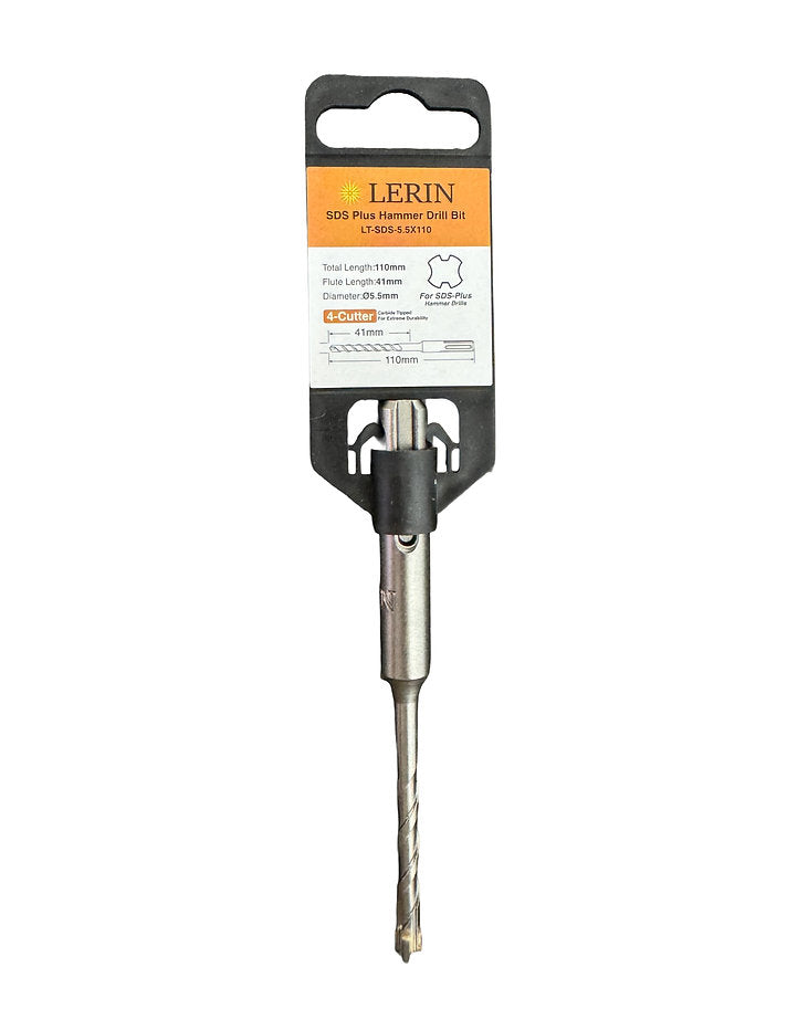Lerin 5mm SDS Plus masonry drill bit 110mm LT-SDS-5X110 for brick and concrete