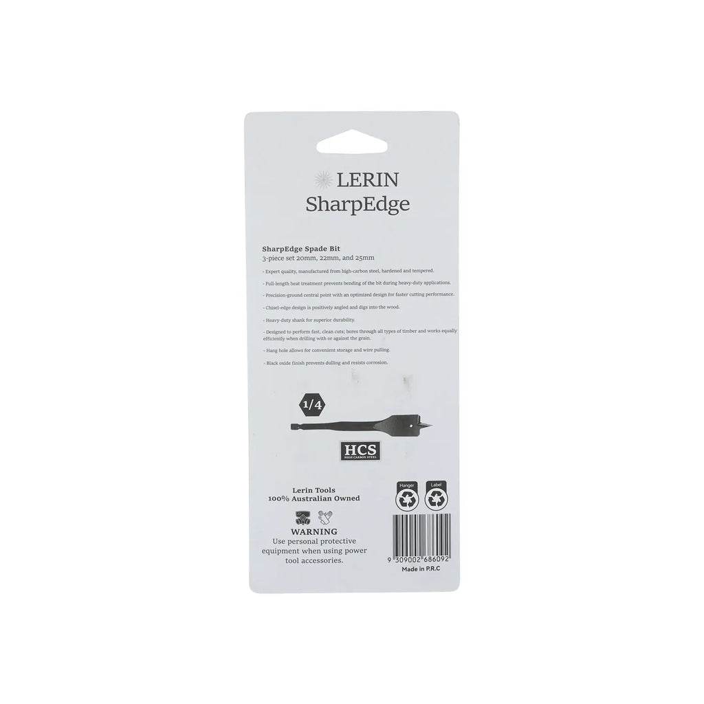 LERIN SharpEdge packaging with product illustration on a white background