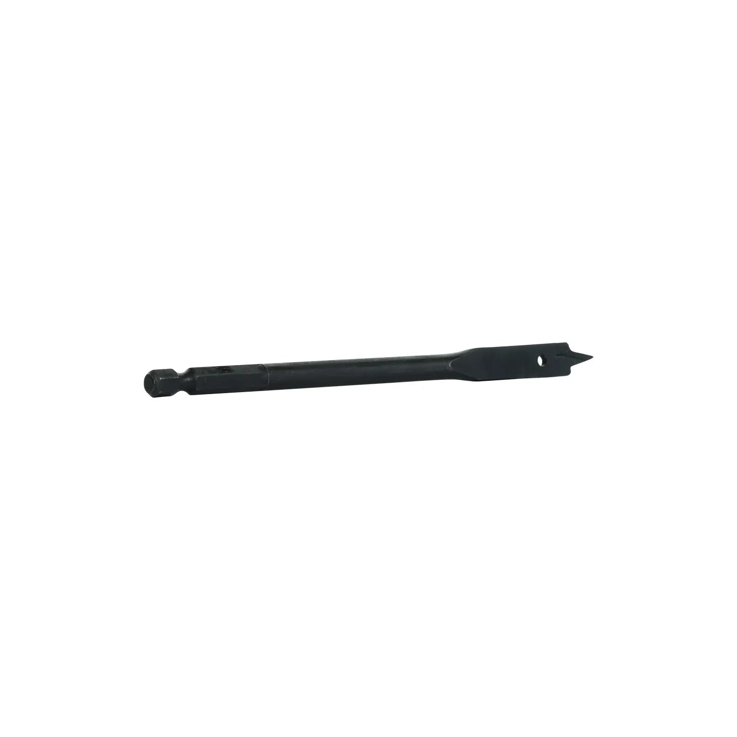 10mm SharpEdge spade bit drilling a clean hole through timber


