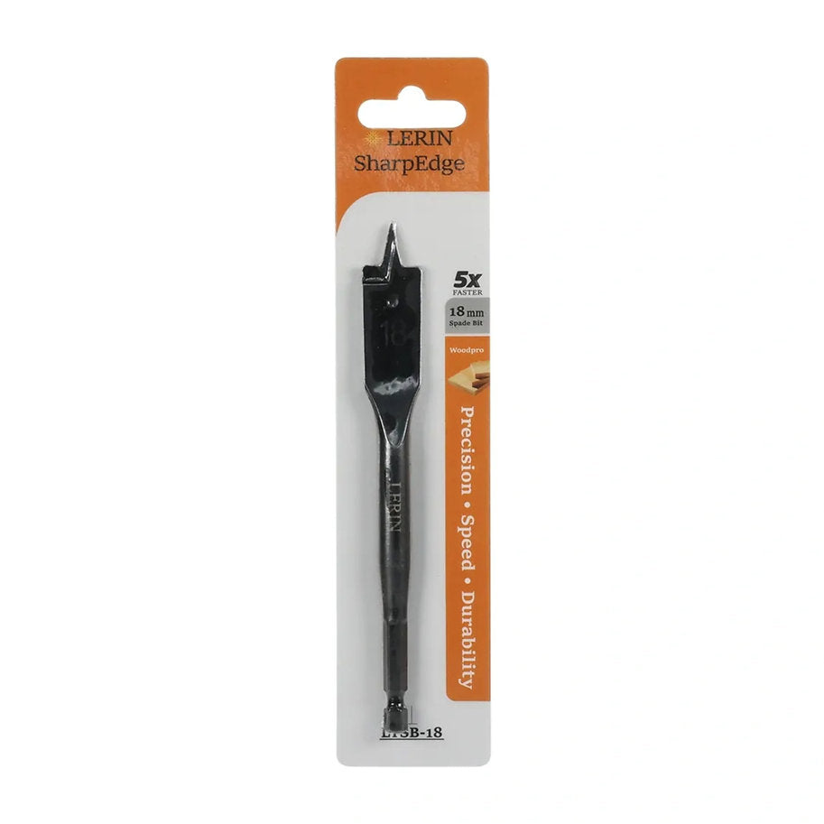 18mm SharpEdge spade bit for timber drilling by Lerin Tools