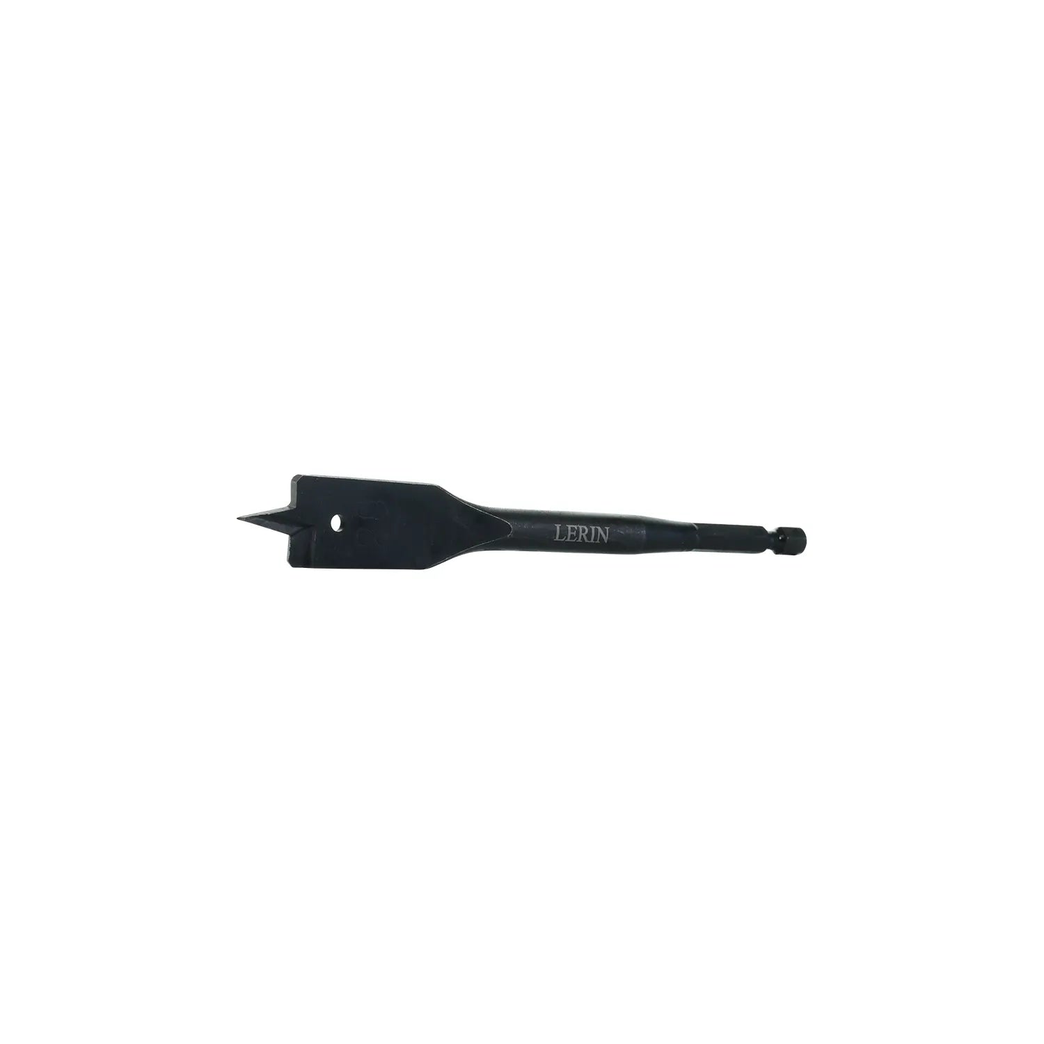 Close up of SharpEdge cutting tip on 20mm spade bit for clean holes

