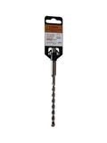 A Lerin 1/4 inch drill bit with a black and orange retail hanger card, placed on a light-colored, slightly scuffed surface.