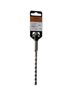 A Lerin 1/4 inch drill bit with a black and orange retail hanger card, placed on a light-colored, slightly scuffed surface.